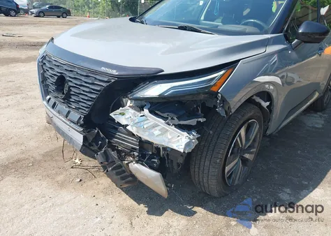 2021 Nissan Rogue Platinum Intelligent Awd из США, поврежденный, VIN JN8AT3DD4MW316499